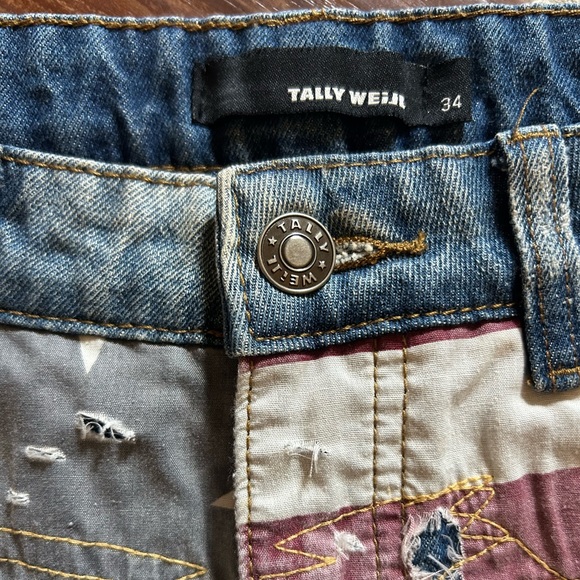 usa flag distressed Jean Shorts - Picture 5 of 6